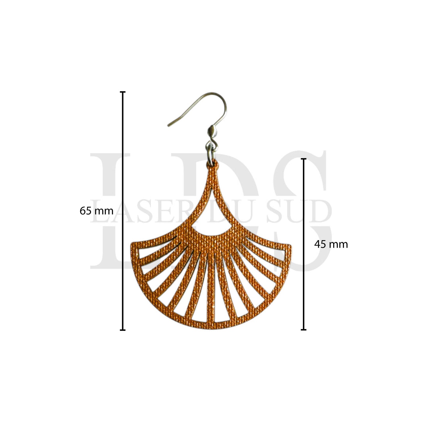 Boucles d'oreilles bois Abanika