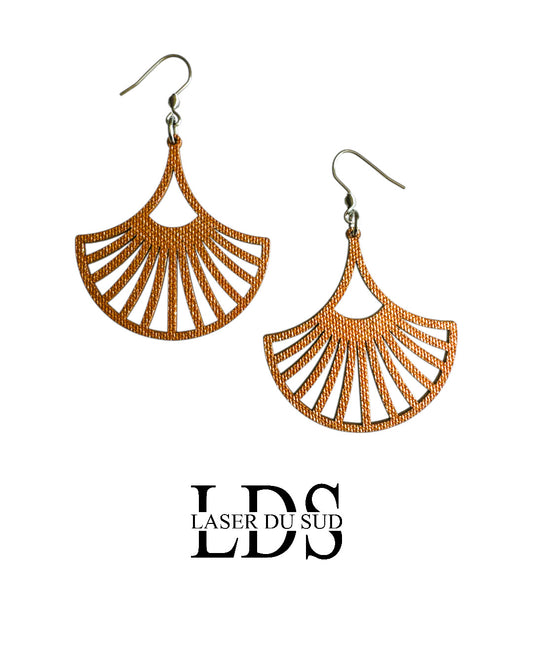 Boucles d'oreilles bois Abanika