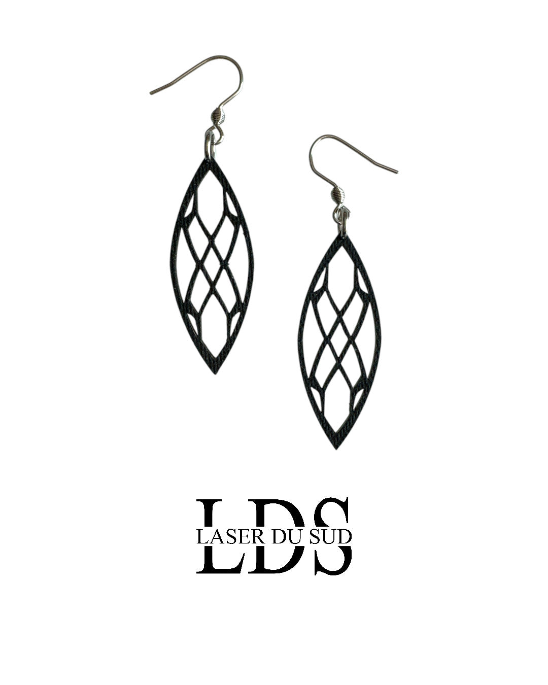 Boucles d'oreilles bois Arabesque