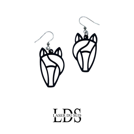 Boucles d'oreilles en bois Arion