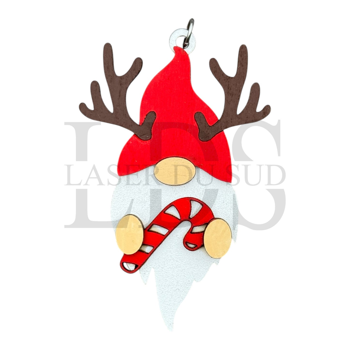 Suspension pour sapin - Gnome Chapeau renne