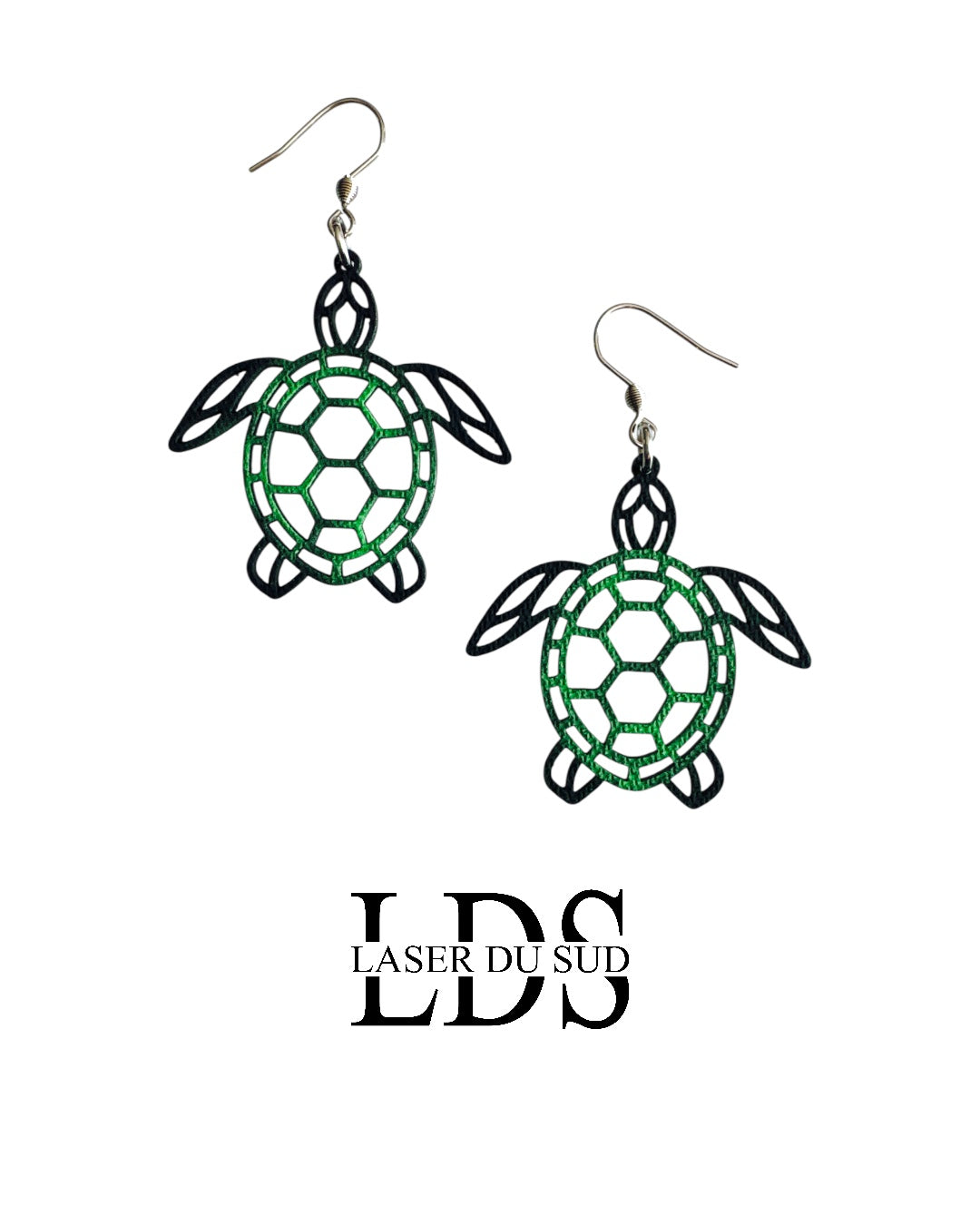 Boucles d'oreilles en bois Moana