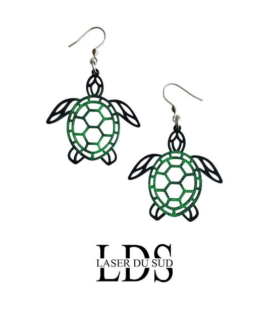 Boucles d'oreilles en bois Moana