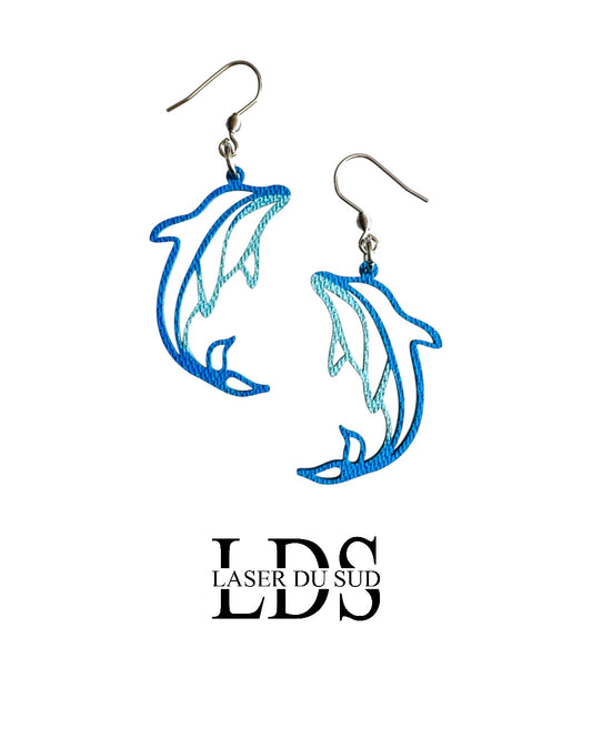 Boucles d'oreilles en bois Kaïa