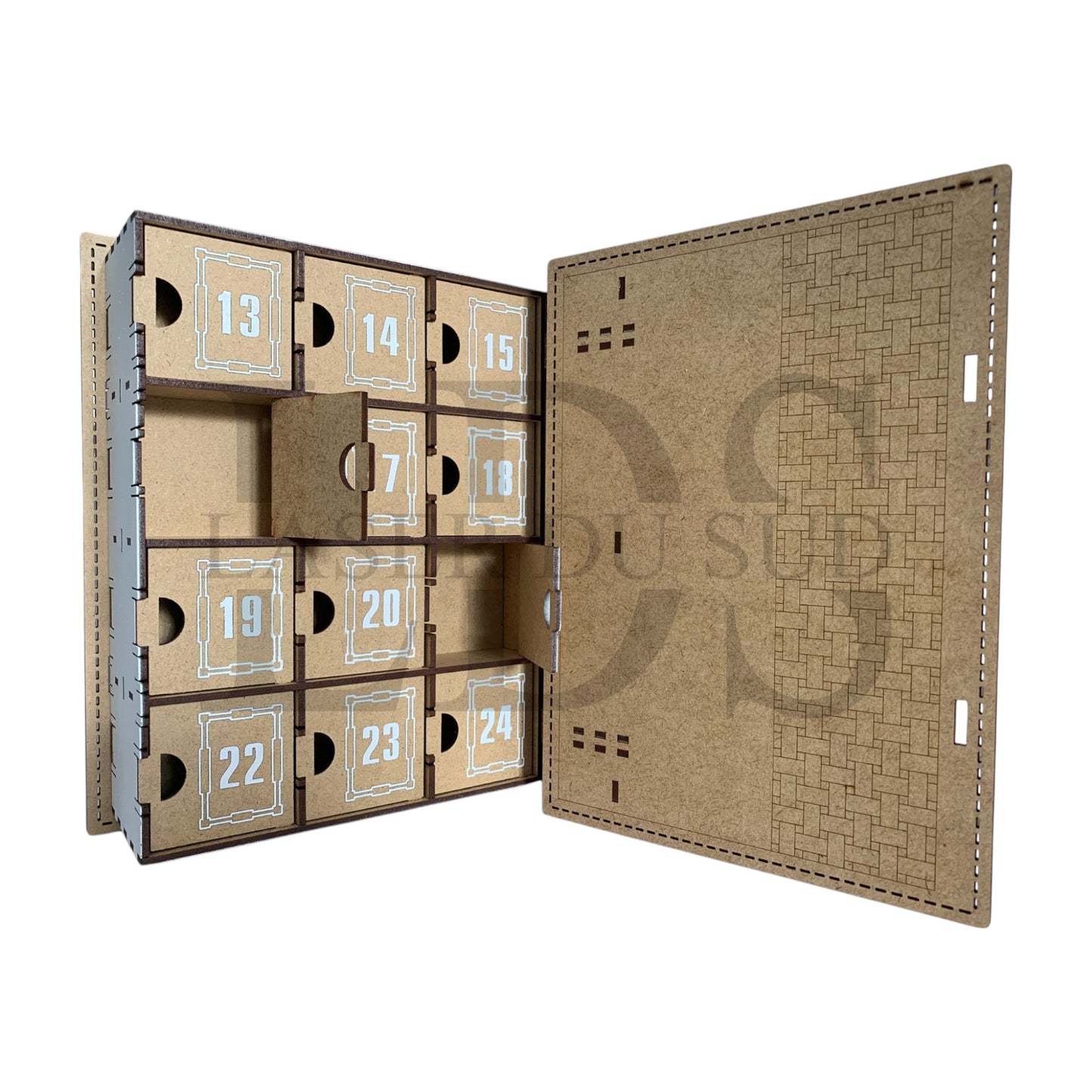 Calendrier de l’Avent en bois – Livre "Bonhomme de pain d’épices"