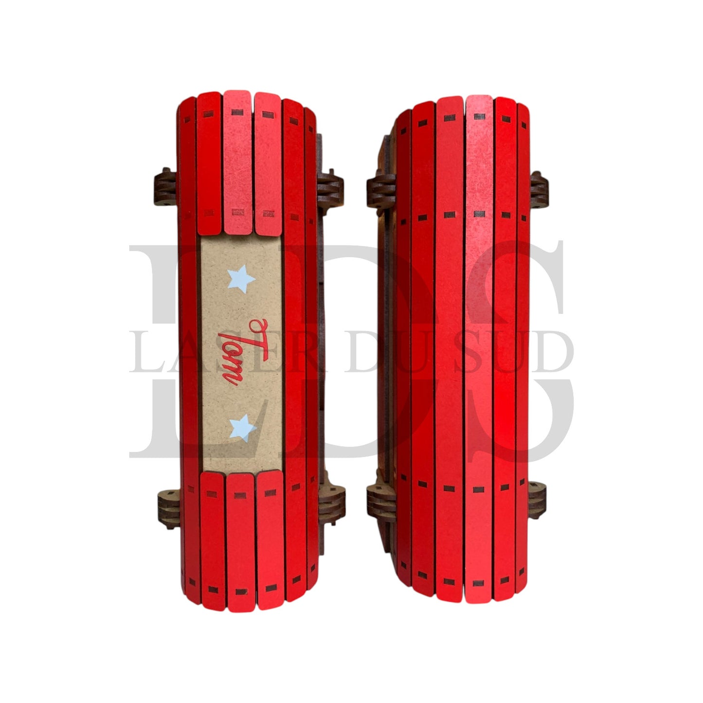 Calendrier de l’Avent en bois – Livre "Sucre d’orge"
