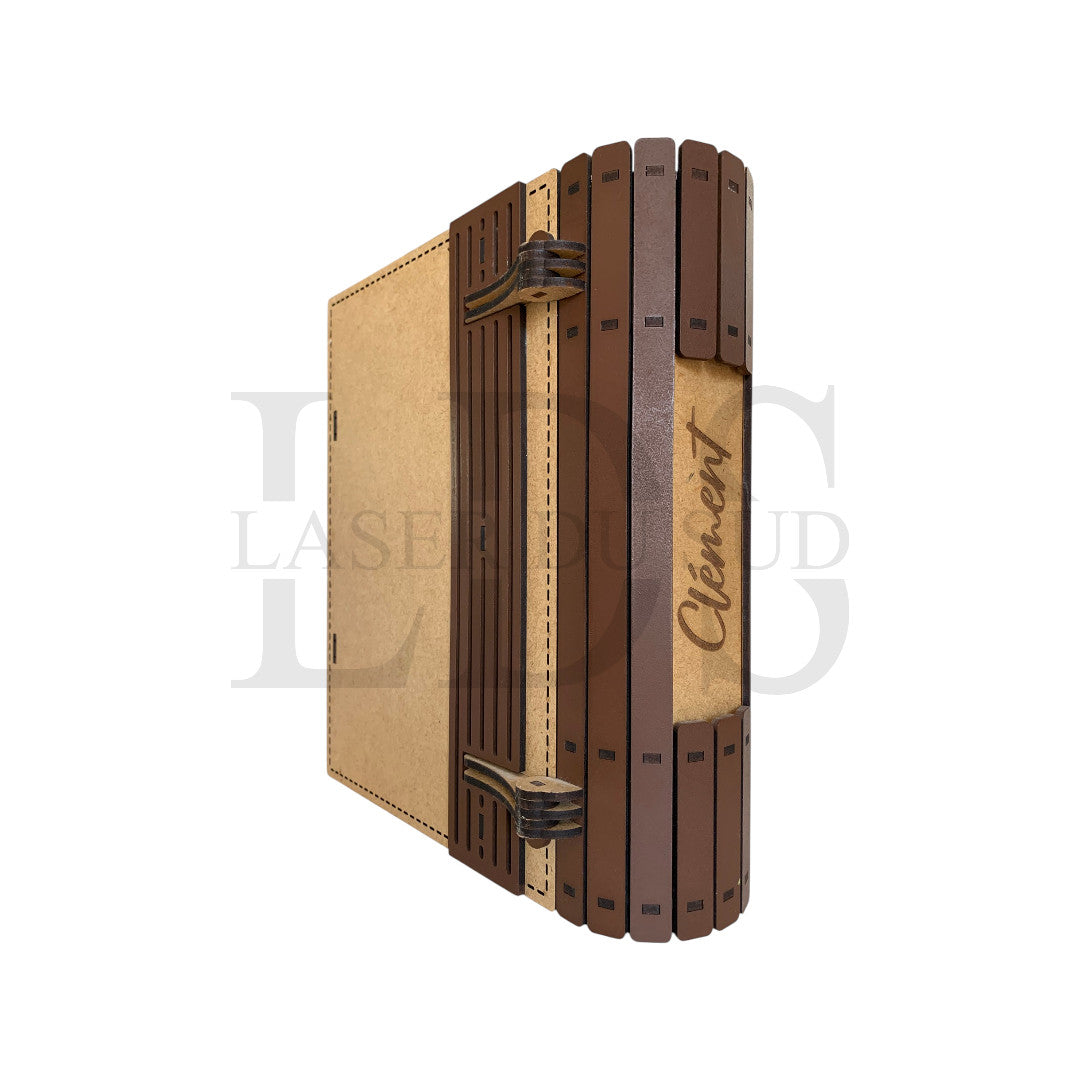 Calendrier de l’Avent en bois – Livre "Mon calendrier de l’Avent du Père Noël"