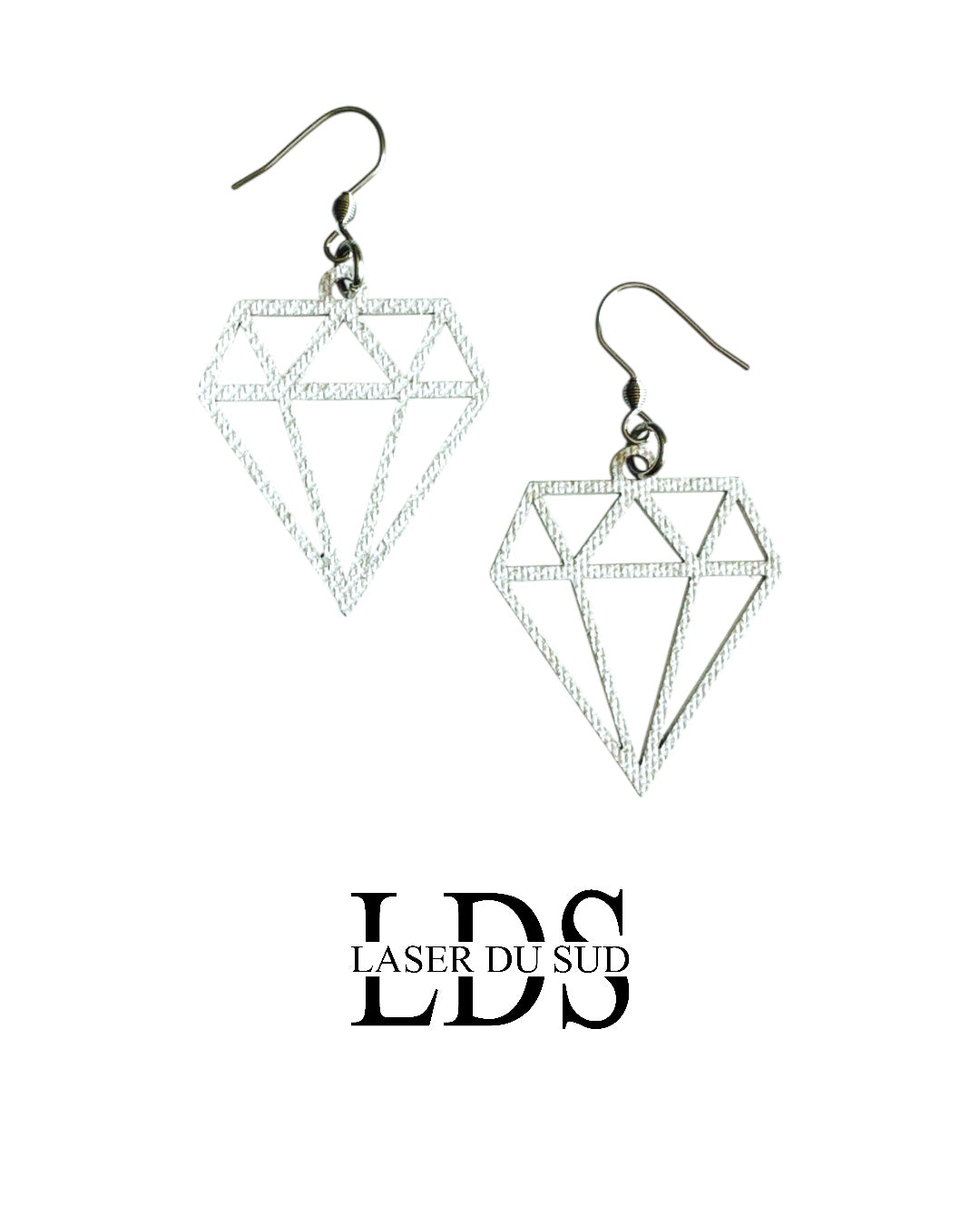 Boucles d'oreilles en bois Diaméra