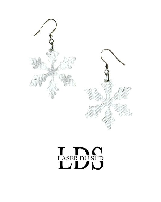 Boucles d'oreilles en bois Sibéria