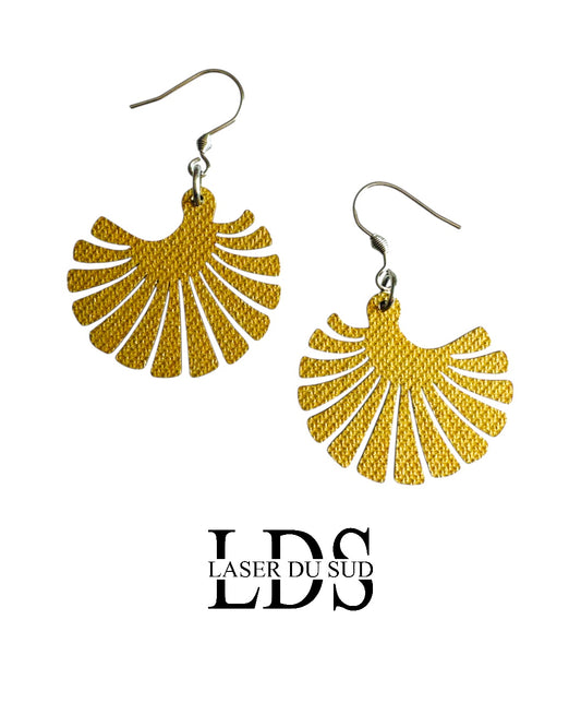 Boucles d'oreilles en bois Solaris