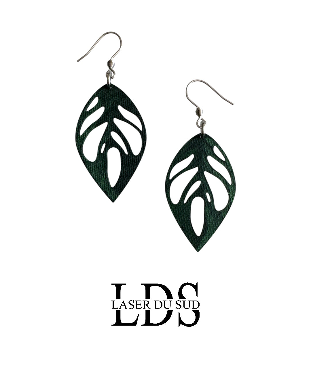 Boucles d'oreilles en bois Verdalya