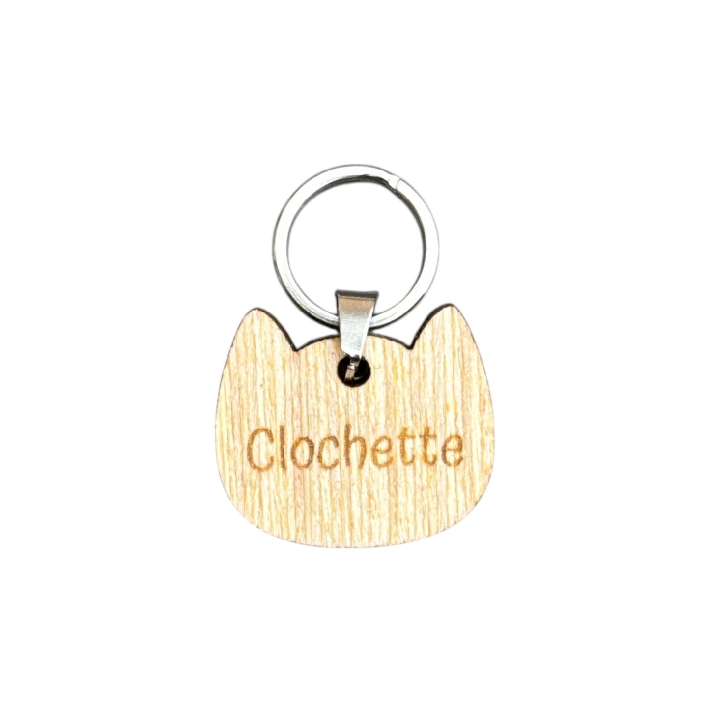 Médaille pour chat en bois