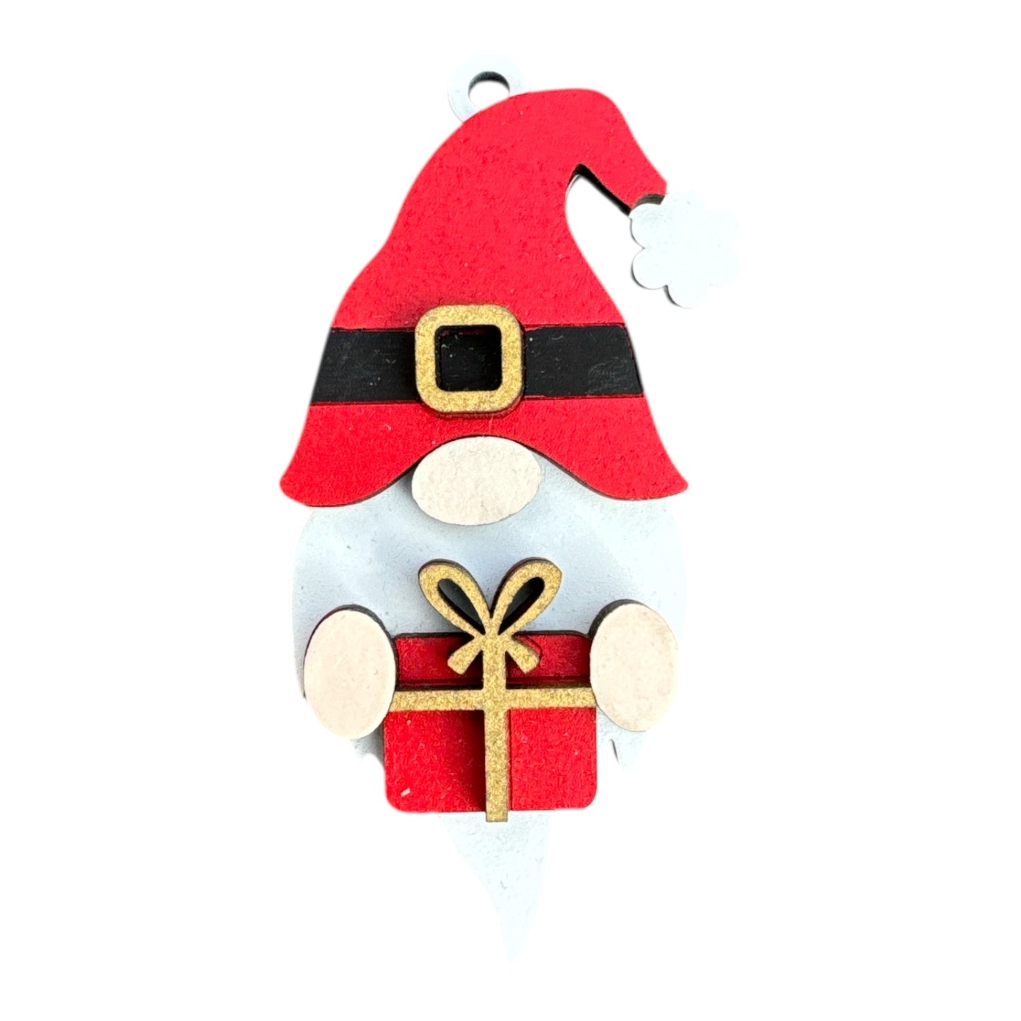 Suspension pour sapin - Gnome Chapeau ceinture de Père Noël